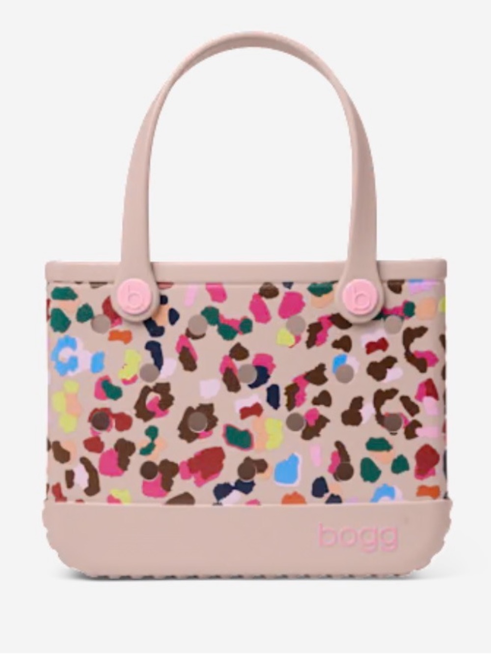 Bogg Bag Mini Tote in Pink Leopard Print